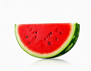  Juicy Watermelon Slice- Stock Photo generated ai 