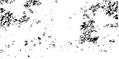 Distress wall urban overlay spotted concrete grain surface grainy noise rust wall grunge black splatter and white background. damaged chalk crack rough ink wall texture.	