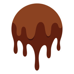 Dramatic Chocolate Liquid Explosion in Motion
