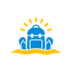 vector illustration of a tractor