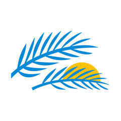 Fototapeta premium vector illustration of a feather