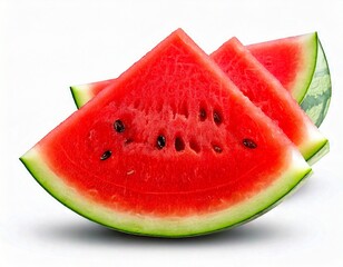  Juicy Watermelon Slice- Stock Photo generated ai 