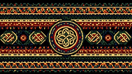 Intricate Celtic Border Design