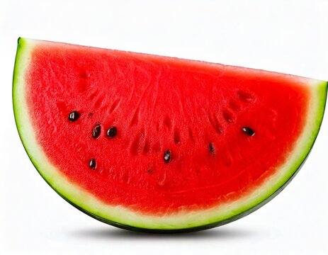  Juicy Watermelon Slice- Stock Photo generated ai 