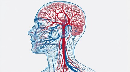 Transport blood to the brain