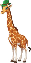 Obraz premium Cute Giraffe Vector