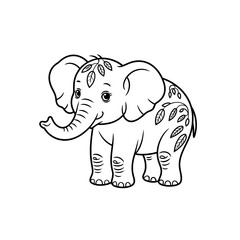 Obraz premium elephant vector illustration