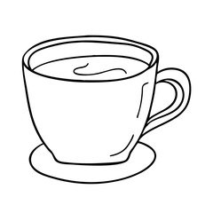 coffee cup icon, coffee cup vector illustration-simple illustration of coffee cup, perfect for coffee cup logos and icons