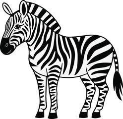 Obraz premium Cute Zebra