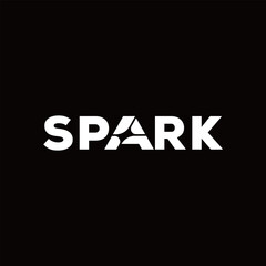 spark vector logo design template