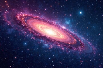 Fototapeta premium Deep space galaxy panorama with stars and cosmic dust , Cosmos, Milky Way