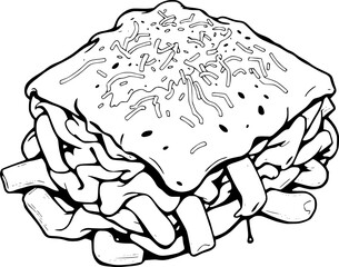 Delicious Creamy Pasta Bake With Cheese Topping A Savory Dish