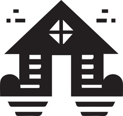 house icon set vector