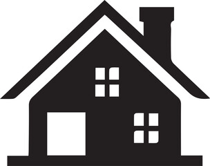 house icon isolated on white