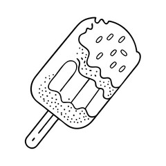 ice pop icon, ice pop vector illustration-simple illustration of ice pop, perfect for ice pop logos and icons