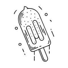 ice pop icon, ice pop vector illustration-simple illustration of ice pop, perfect for ice pop logos and icons