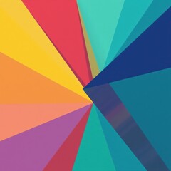 Fototapeta premium Simple geometric shapes intersecting in mid-air, minimalist, clean