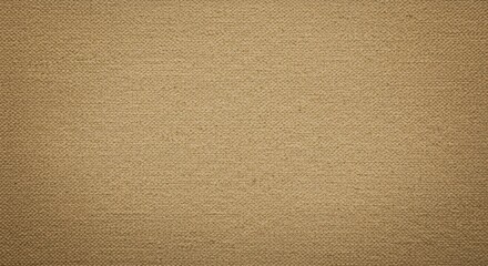 Beige Canvas Texture Background with Fine Weave Pattern Detail