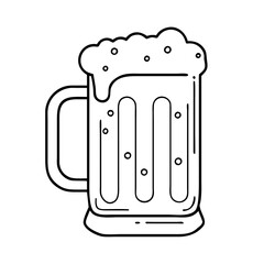 beer mug icon, beer mug vector illustration-simple illustration of beer mug, perfect for beer mug logos and icons