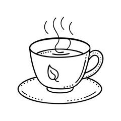 cup of coffee icon, cup of coffee vector illustration-simple illustration of cup of coffee, perfect for cup of coffee logos and icons