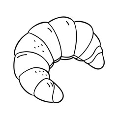 croissant icon, croissant vector illustration-simple illustration of croissant, perfect for croissant logos and icons