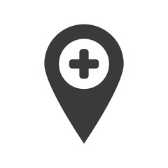 hospital location icon