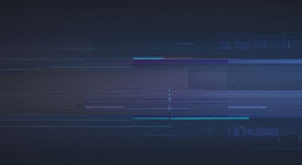 Digital Glitch Effect Background with Distorted Lines and Pixelation
