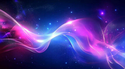 Obraz premium Abstract swirling nebula cosmic energy.