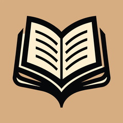 Open-Quran-book-in thick-bold-vector