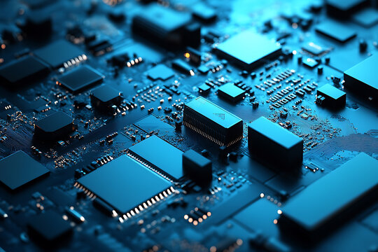 Light blue technological background with minimal 3D objects, creating a clean and modern scene for tech, presentations, and digital branding visuals.

