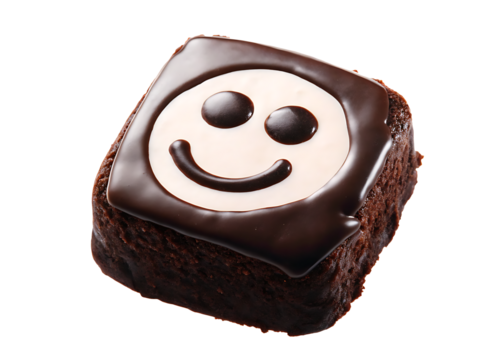 Minimalistic Cartoonish Flat Matte Happy Smiley Face Icon isolated on white background PNG. GENERATIVE AI