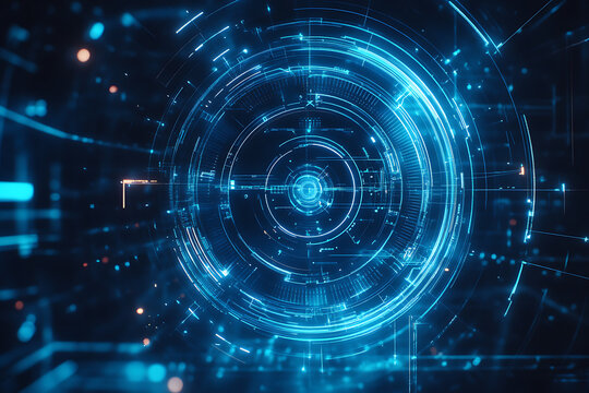 Light blue technological background with minimal 3D objects, creating a clean and modern scene for tech, presentations, and digital branding visuals.

