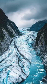 franz josef glacier wilderness video new zealand landscape