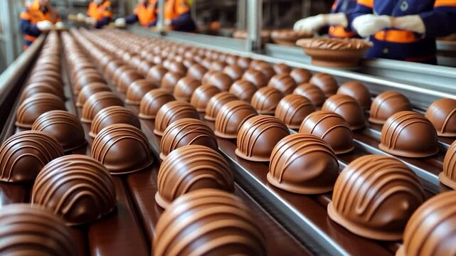 Chocolate candies production line
