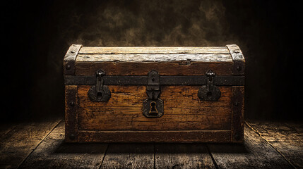 Aged Wooden Chest