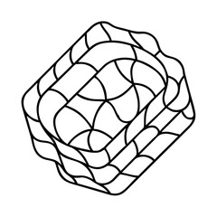 paperweight icon, paperweight vector illustration-simple illustration of paperweight, perfect for paperweight logos and icons