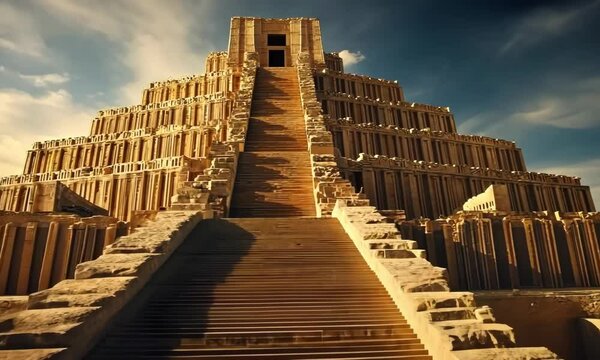The ancient ruins of Babylon in Iraq