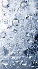 Clear Water Bubbles Texture Background for Creative Design Projects