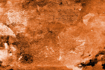 Orange Paint Stained Wooden Surface