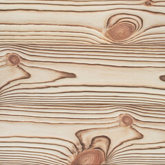 Seamless light wood texture with natural grain and knots for interior, furniture, and background design projects. Rustic wooden surface for print, wallpaper, and digital templates