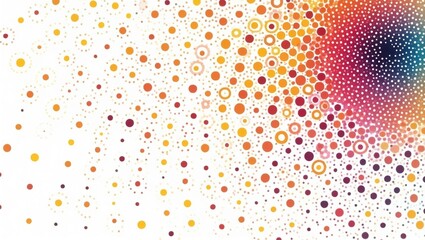 Background in dots, wallpaper 