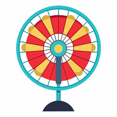 Obraz premium Wall Fan illustration in colorful design