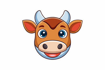 Obraz premium funny cow cartoon
