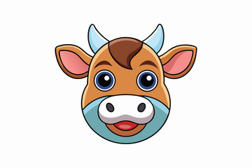 funny cow cartoon