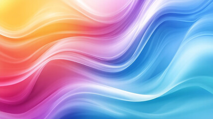Fototapeta premium Vibrant abstract background featuring colorful flowing waves and dynamic gradients.