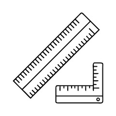 ruler icon, ruler vector illustration-simple illustration of ruler, perfect for ruler logos and icons