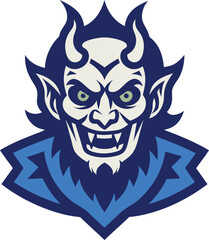 Obraz premium head of a wolf tribal