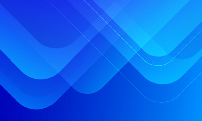 Abstract blue background with lines. Vector illustration