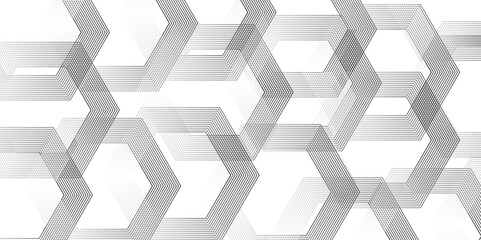 Fototapeta premium Diagonal grey gradient lines background. Abstract Seamless diagonal striped pattern. Vector White geometric pattern transparent background lines. 