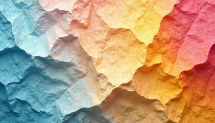 Naklejka premium Crumpled paper texture background with creases and folds , paper fold, background, aged paper